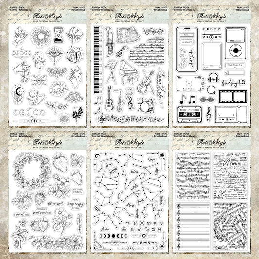 Clear Silicone Stamps 18