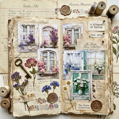Window Bloom Journal Papers 8pcs