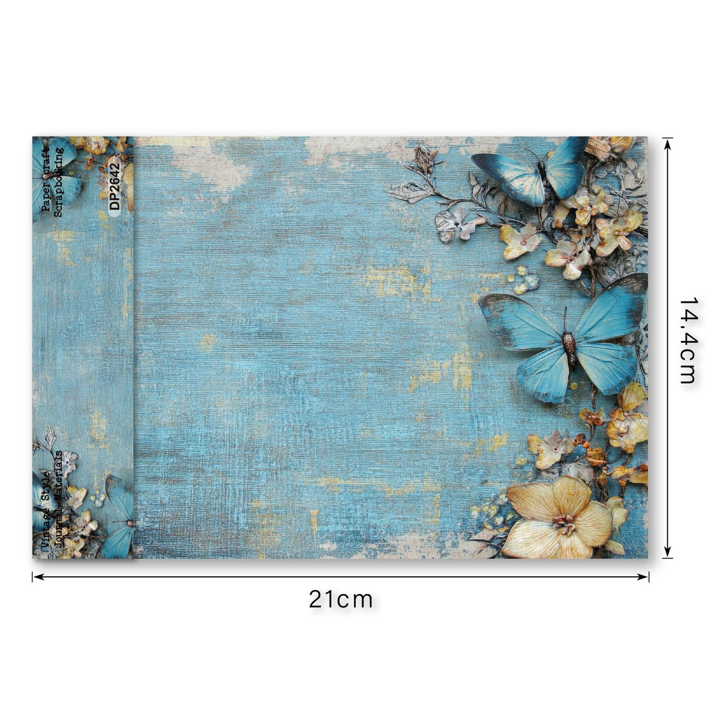 Pastel Floral Journal Papers 8pcs
