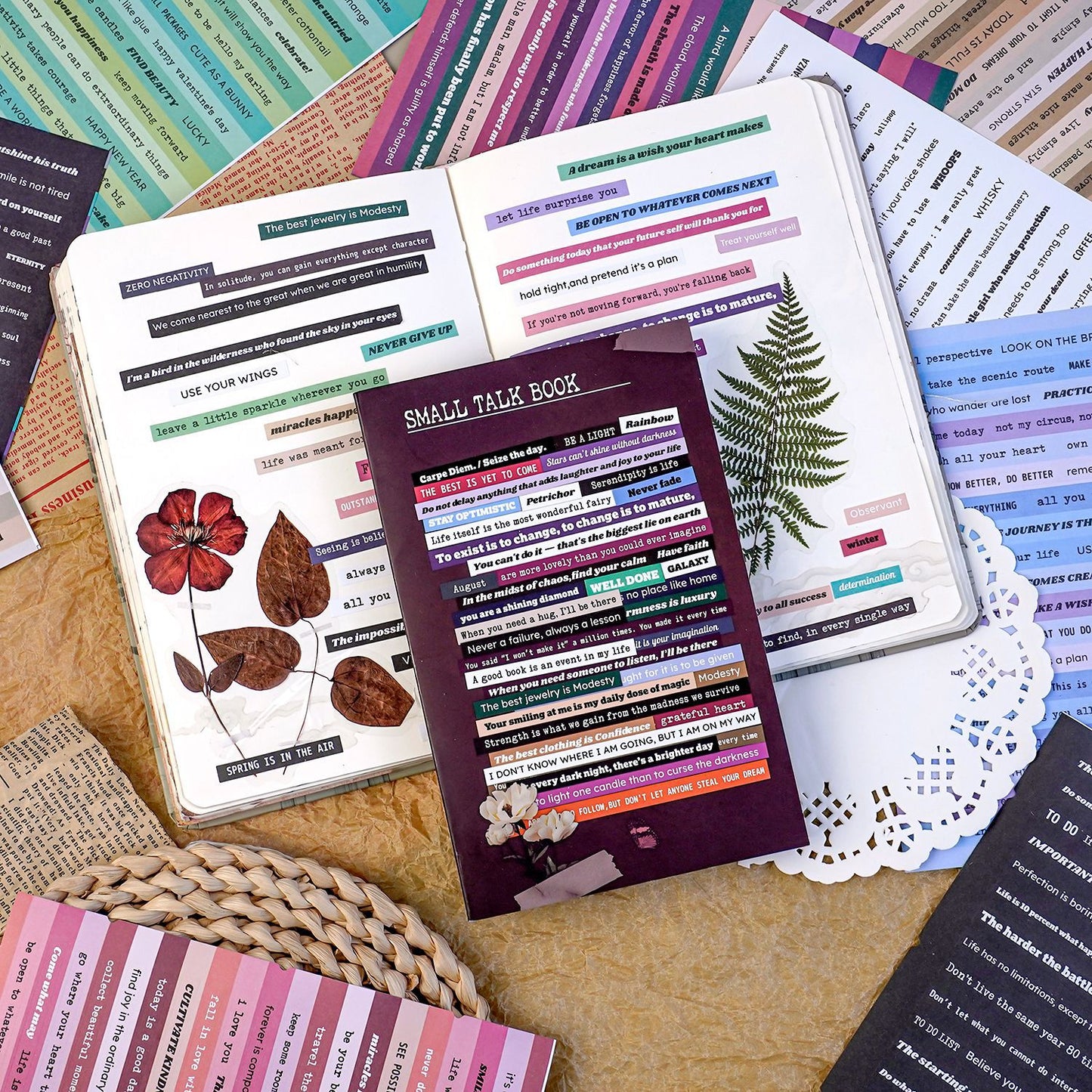 Small Talk Text Sticker Book