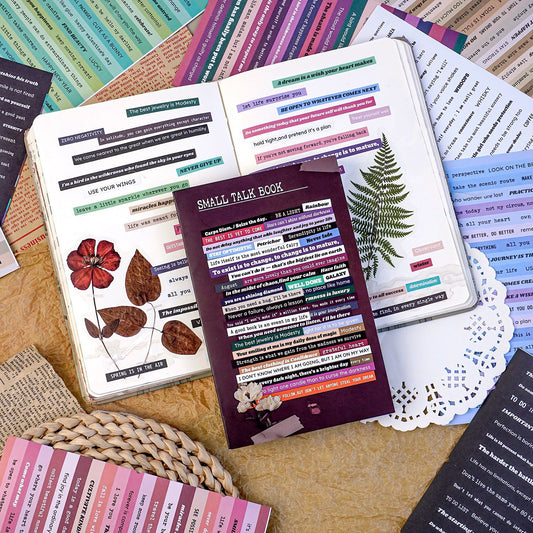 Small Talk Text Sticker Book