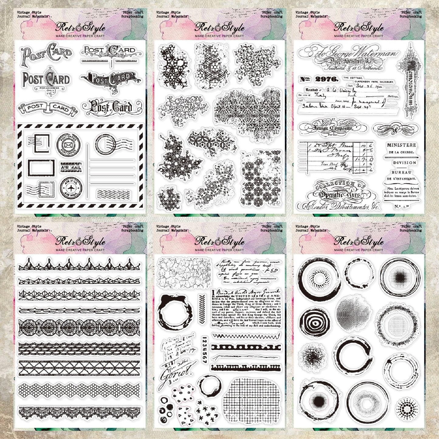 Clear Silicone Stamps 03