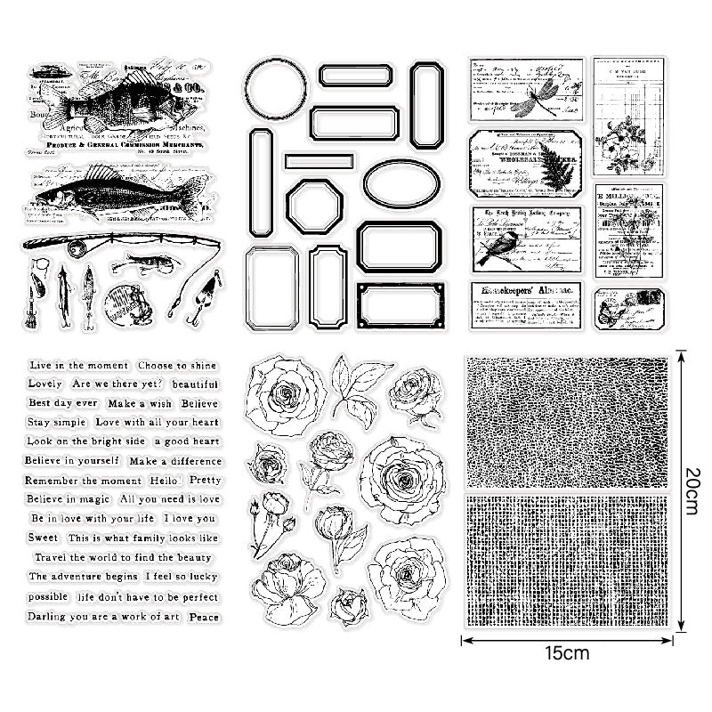 Clear Silicone Stamps 11