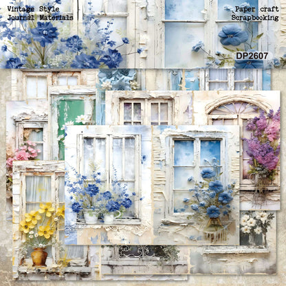 Window Bloom Journal Papers 8pcs
