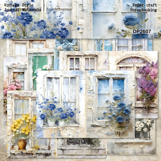 Window Bloom Journal Papers 8pcs