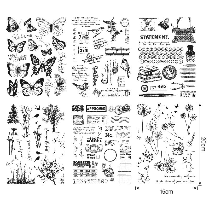 Clear Silicone Stamps 12