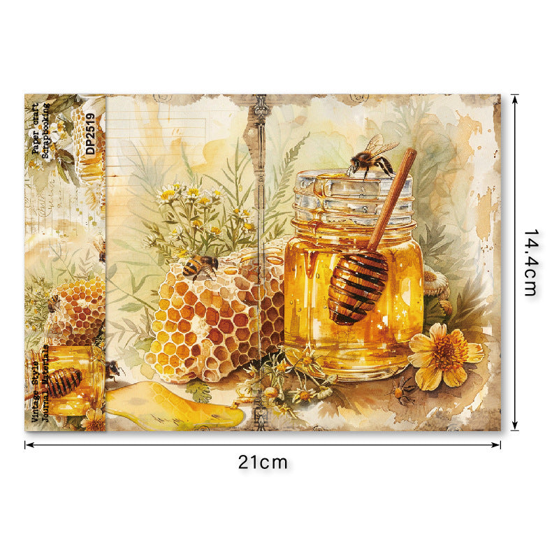 Honey Bee Papers 8pcs