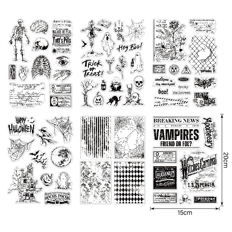 Clear Silicone Stamps 15