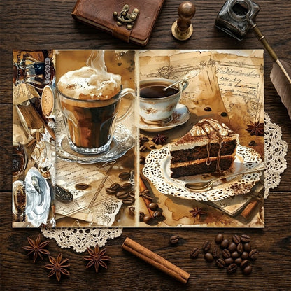 Coffee and Dessert Journal Papers 8pcs