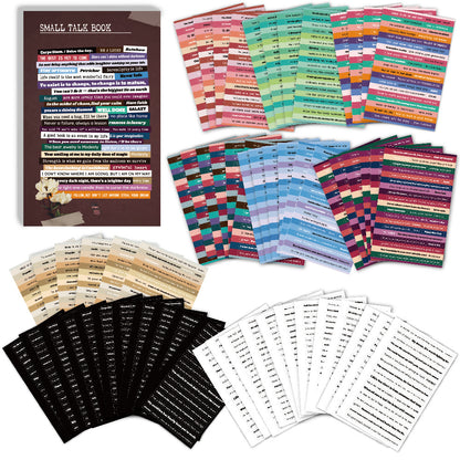 Small Talk Text Sticker Book
