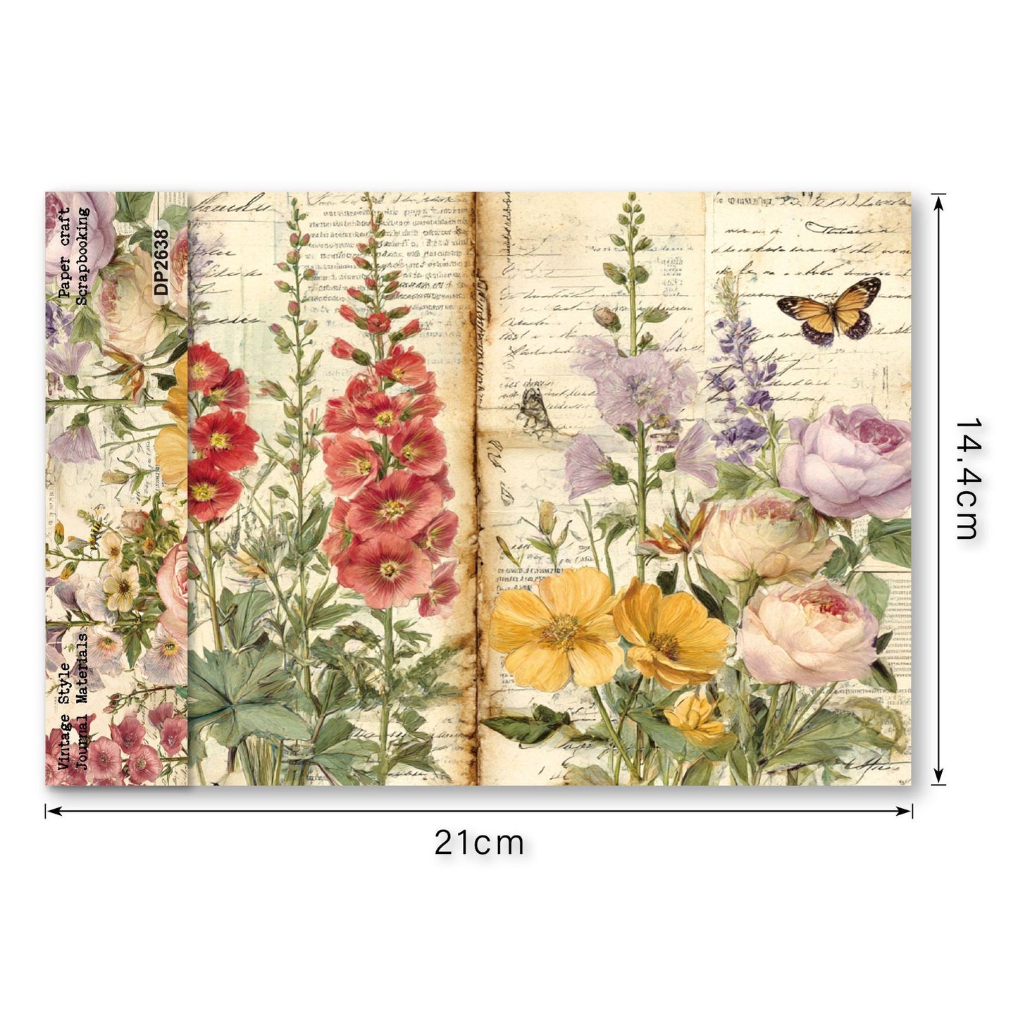 Botanical Garden Journal Papers 8pcs