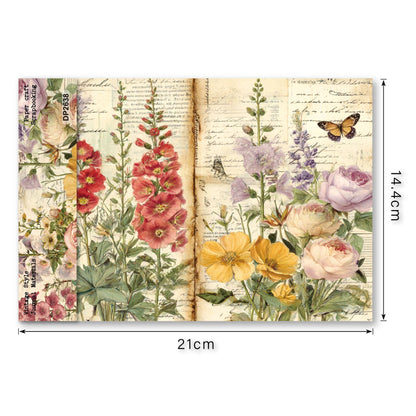 Botanical Garden Journal Papers 8pcs