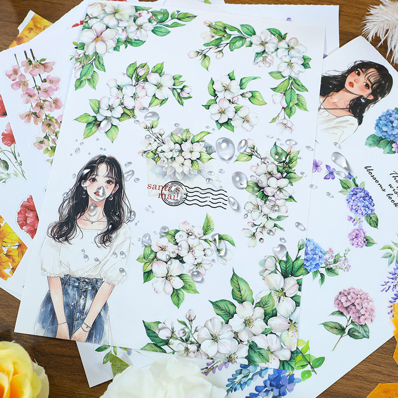 Bloom and Wither Sticker Book