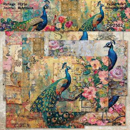 Peacock Papers 8pcs