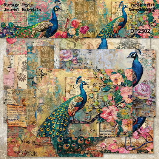 Peacock Papers 8pcs