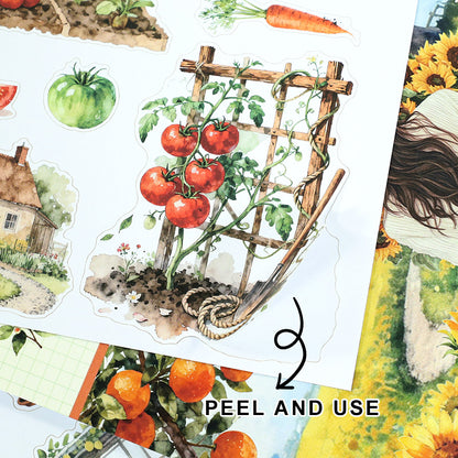 Vintage Countryside Sticker Book