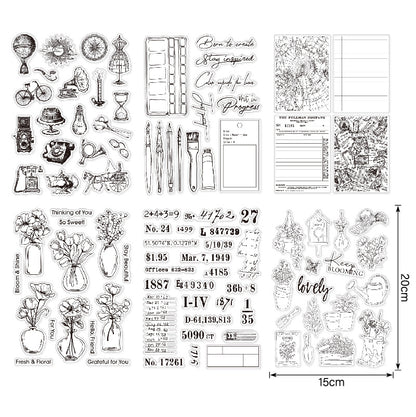 Clear Silicone Stamps 14
