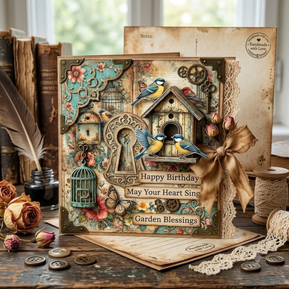 Caged Bird Papers 8pcs