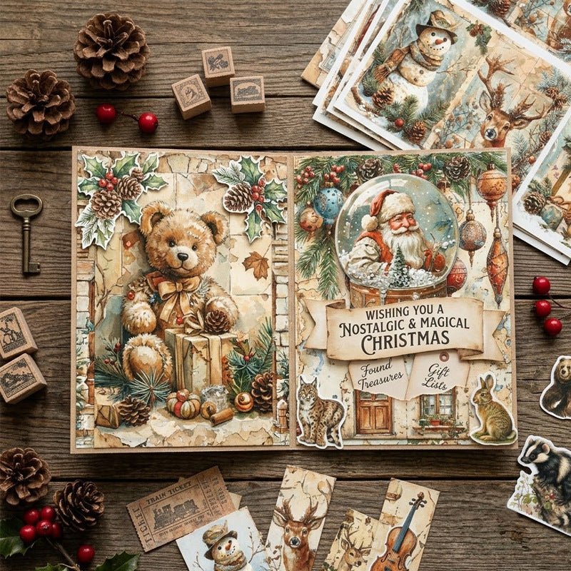 Christmas Memories Journal Papers 8pcs
