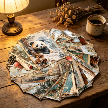 Winter Woodland Animal Papers 16pcs