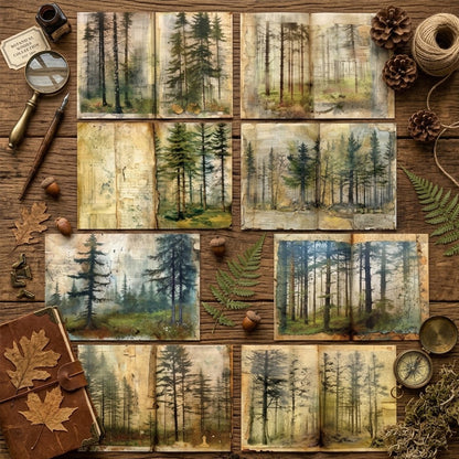 Woodland Whisper Journal Papers 8pcs