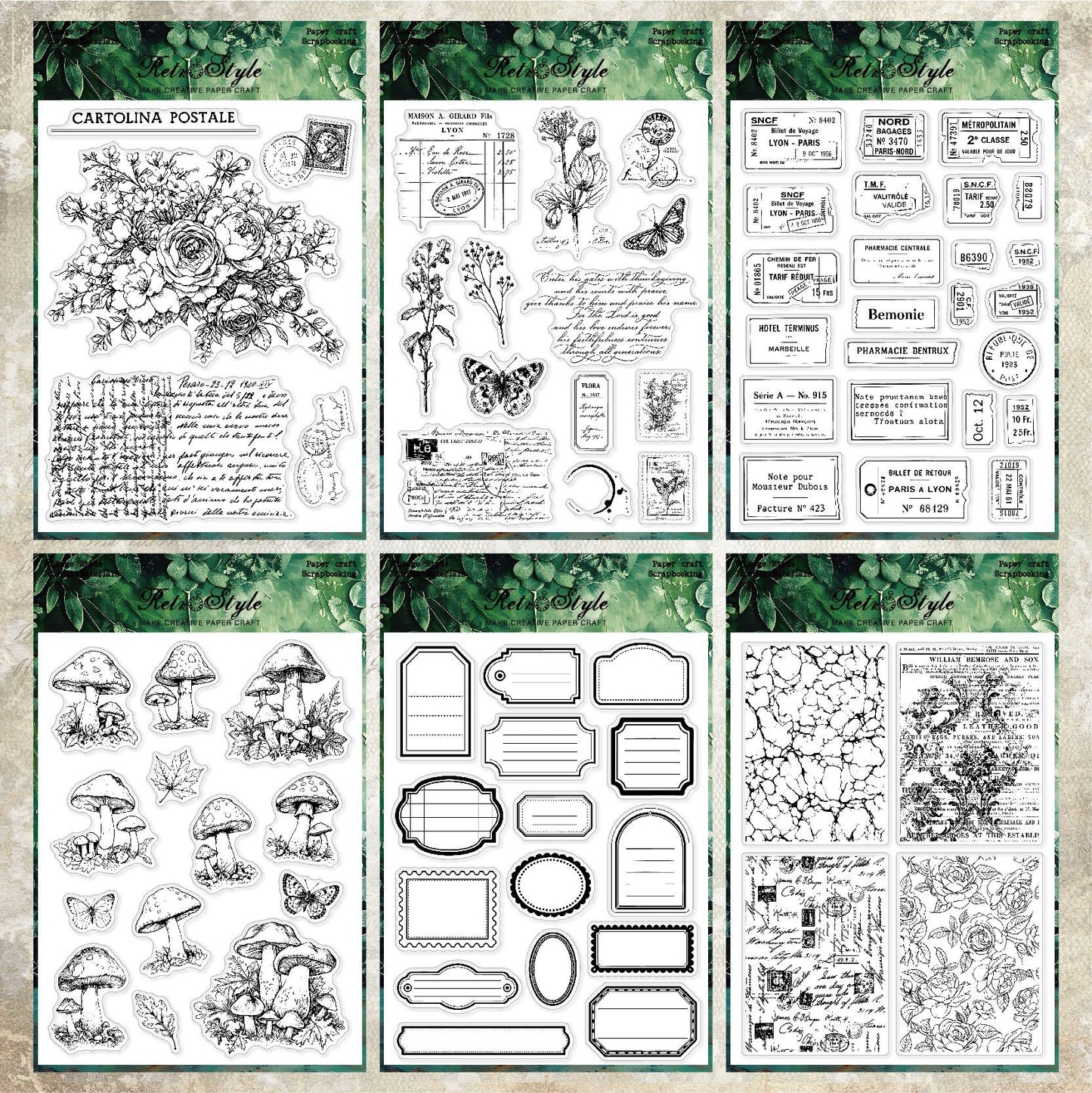 Clear Silicone Stamps 15