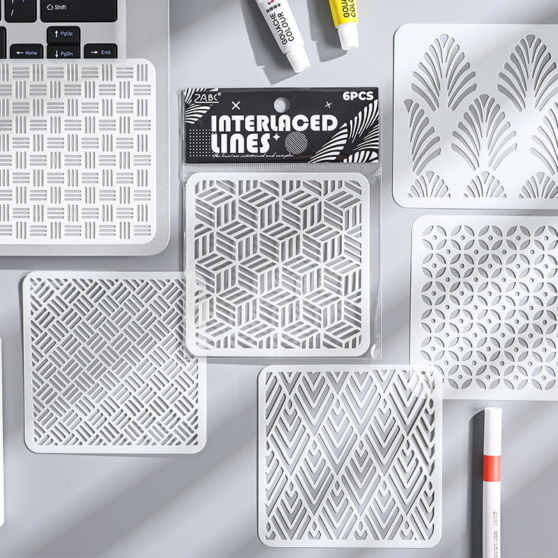 Texture-themed Painting Stencils