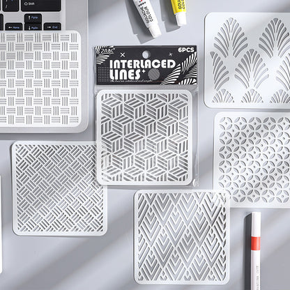 Texture-themed Painting Stencils