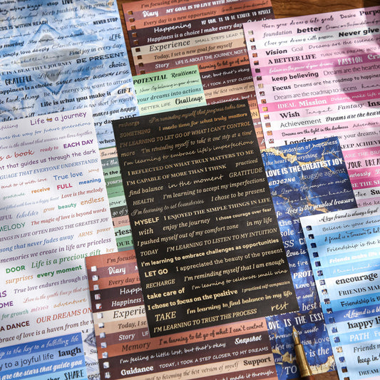 Text Art Sticker Book