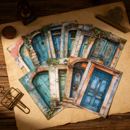 Blue Door Aesthetic Papers 16pcs