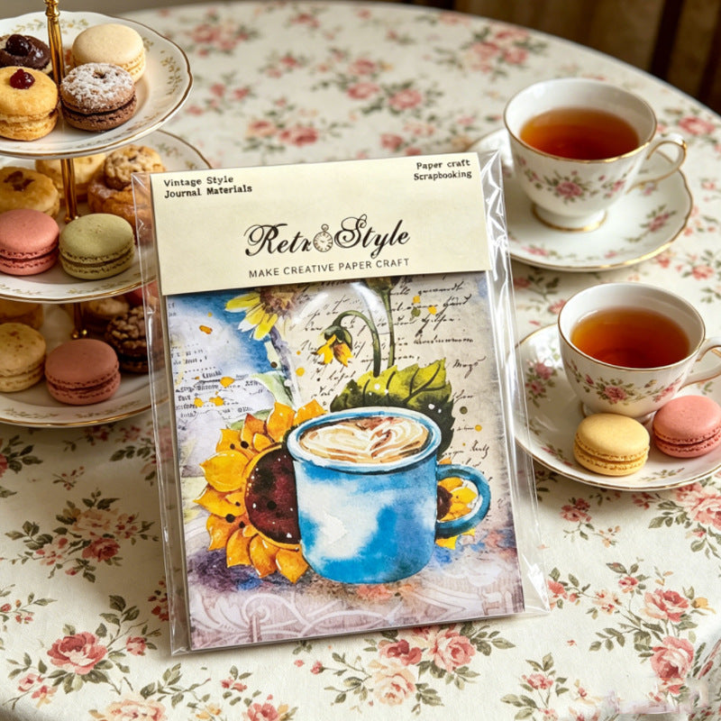 Floral Watercolor Papers 16pcs