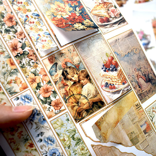 European Vintage Court Sticker Book