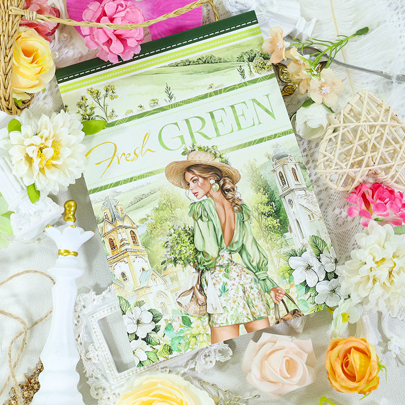 Fresh Green Sticker Book