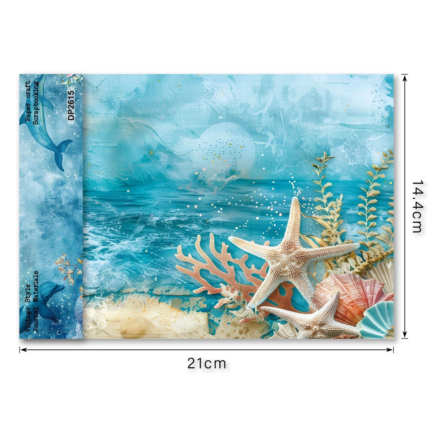 Ocean Dreams Paper 8pcs