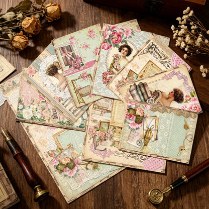 Rose Tea Party Papers 16pcs