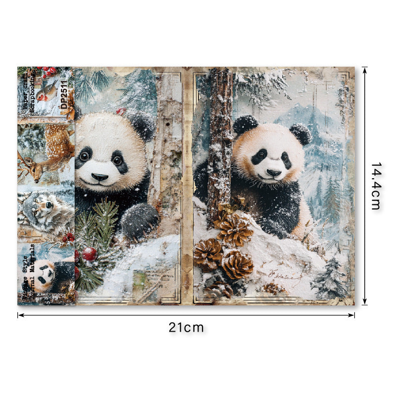 Adorable Panda Papers 8pcs