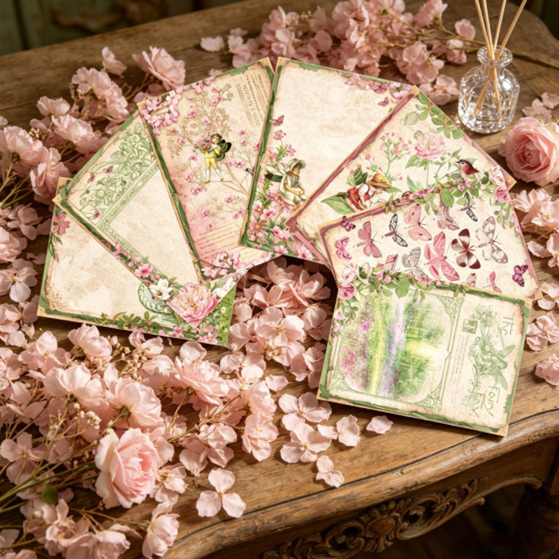 Romantic Floral Papers 16pcs