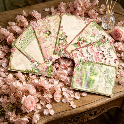 Romantic Floral Papers 16pcs