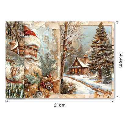 Christmas Memories Journal Papers 8pcs