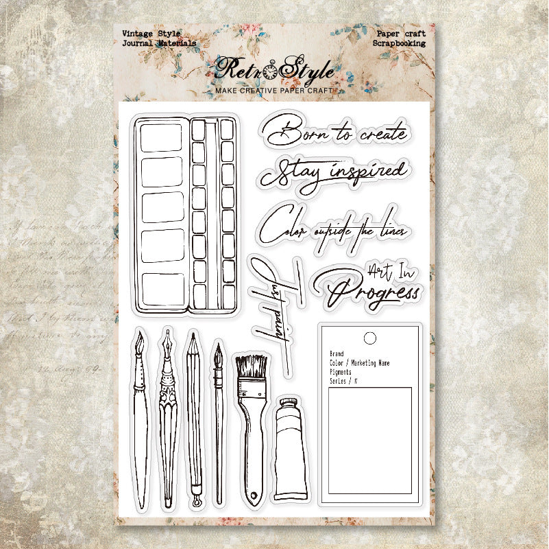 Clear Silicone Stamps 14