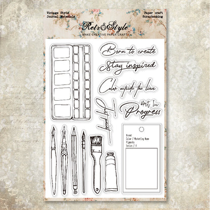 Clear Silicone Stamps 14