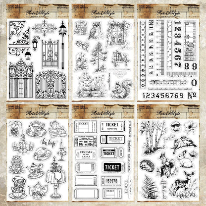 Clear Silicone Stamps 04