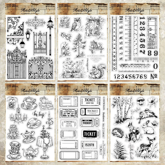 Clear Silicone Stamps 04
