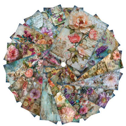 Vintage Botanical Papers 16pcs