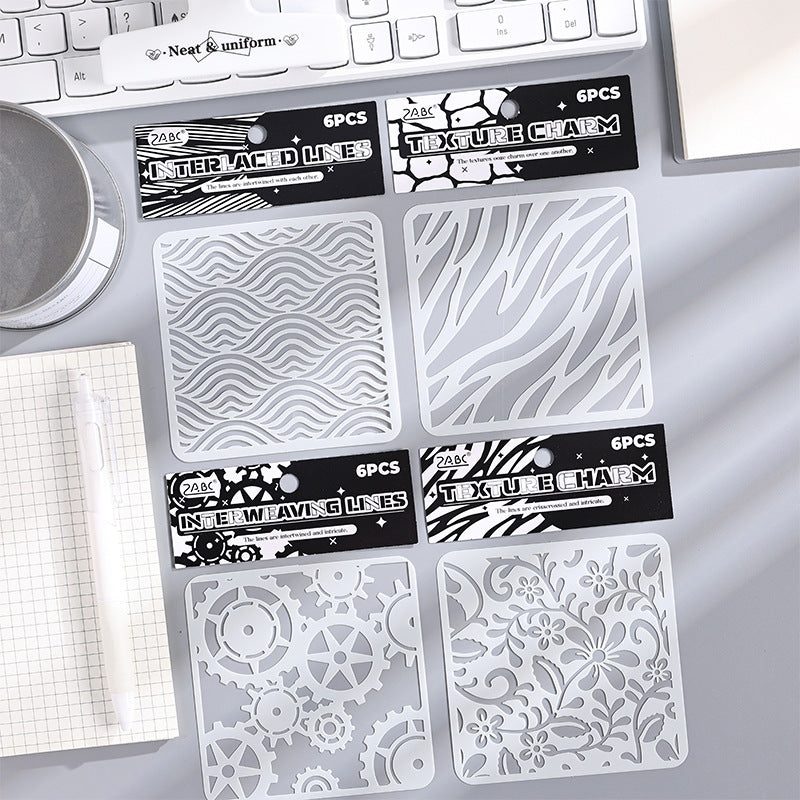 Texture World Painting Stencils