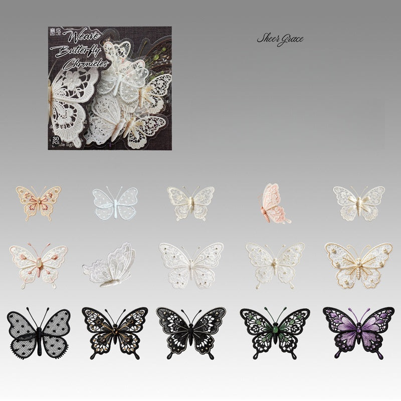 Weaving Butterfly Stickers