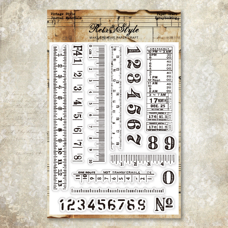 Clear Silicone Stamps 04