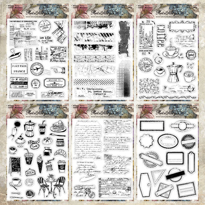 Clear Silicone Stamps 06