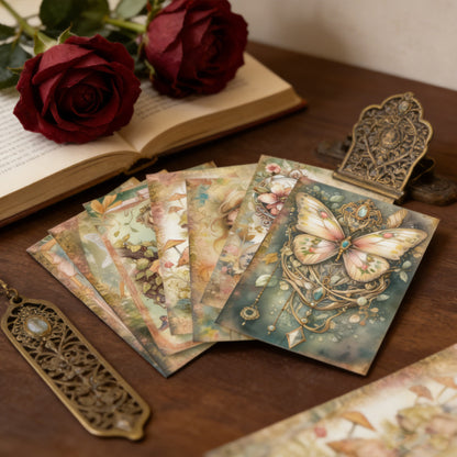 Whimsical Fairy Garden Papers 16pcs