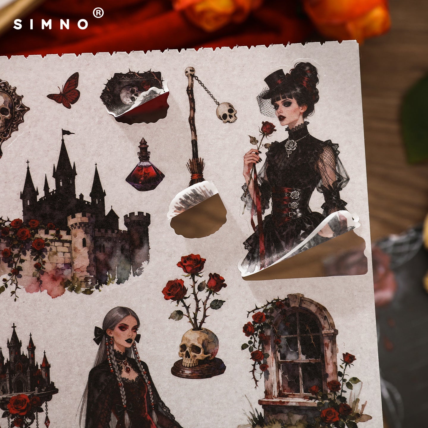 Gothic Diary Sticker Book